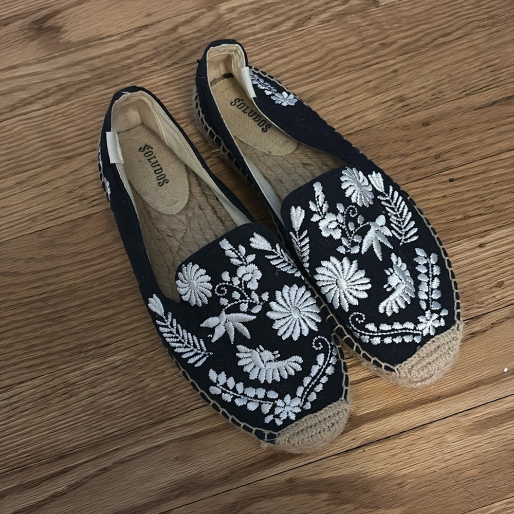 Embroidered Soludos Espadrilles